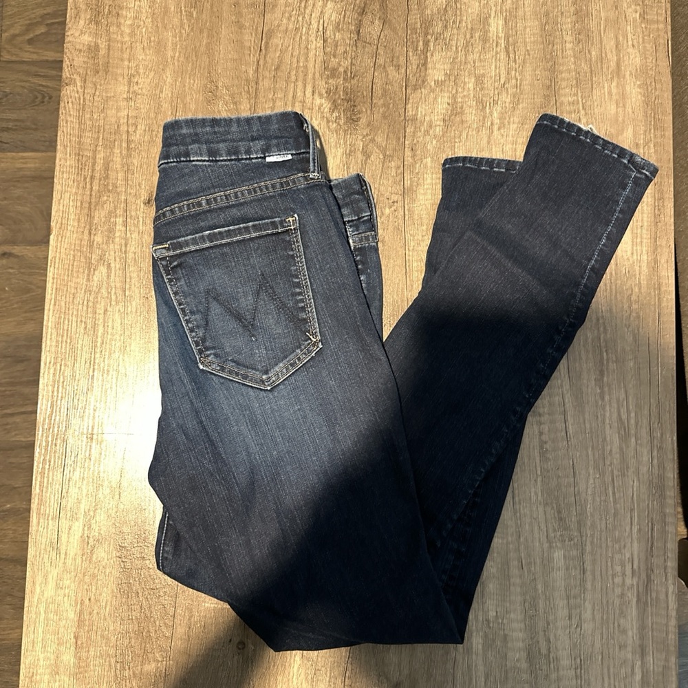 Dark Wash Skinny Jeans - Mother